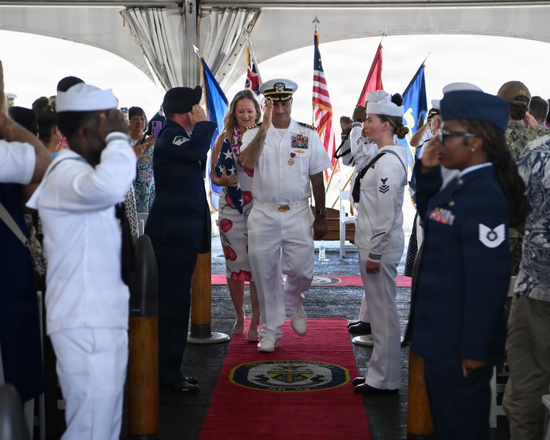 Joint Base Pearl Harbor-Hickam Change of Command and Retirement Ceremony