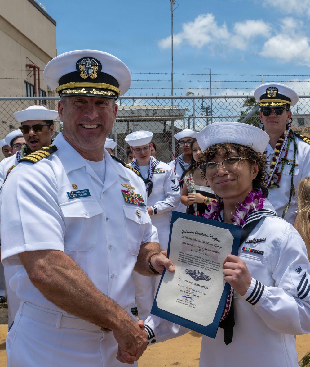 USS Mississippi (SSN 782) returns home from Deployment