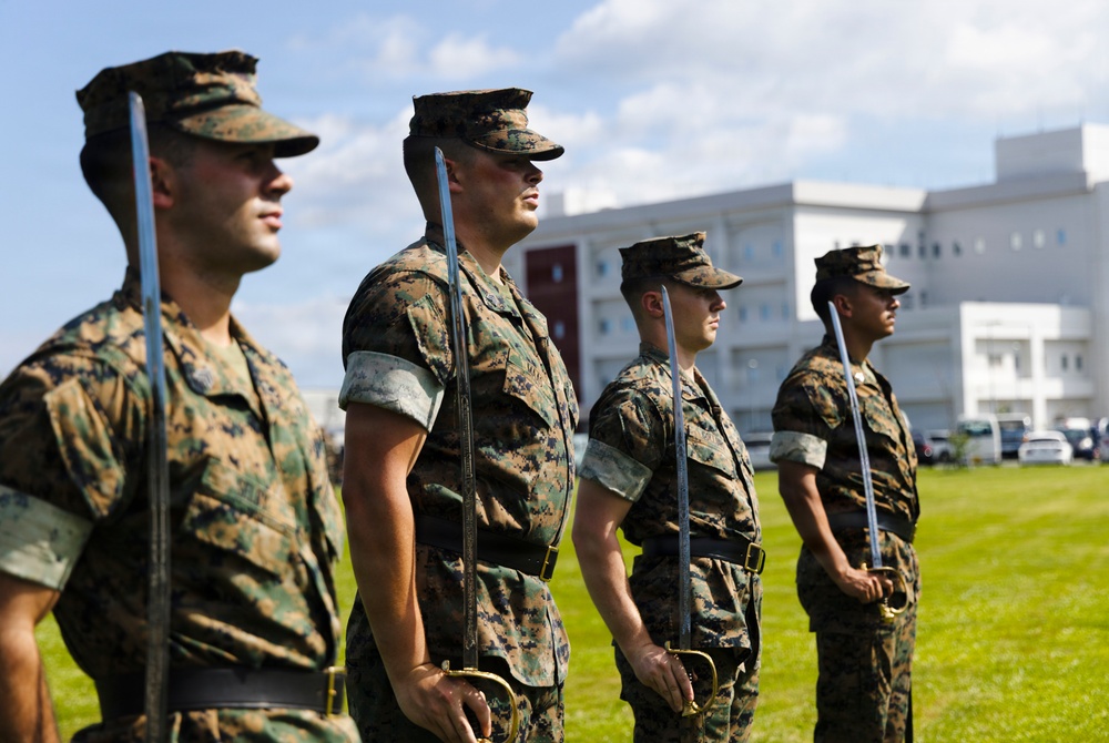 Marine Corps Air Station Iwakuni Hosts Inaugural Sergeants School: NCOs practice drill and ceremony