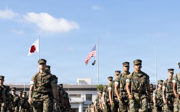 Marine Corps Air Station Iwakuni Hosts Inaugural Sergeants School: NCOs practice drill and ceremony