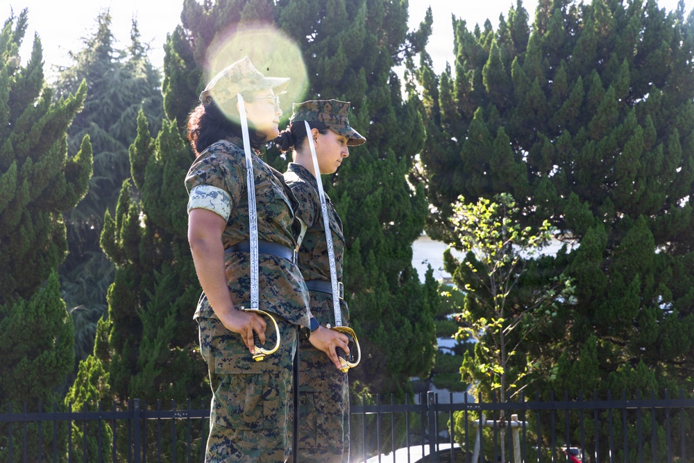 Marine Corps Air Station Iwakuni Hosts Inaugural Sergeants School: NCOs practice drill and ceremony