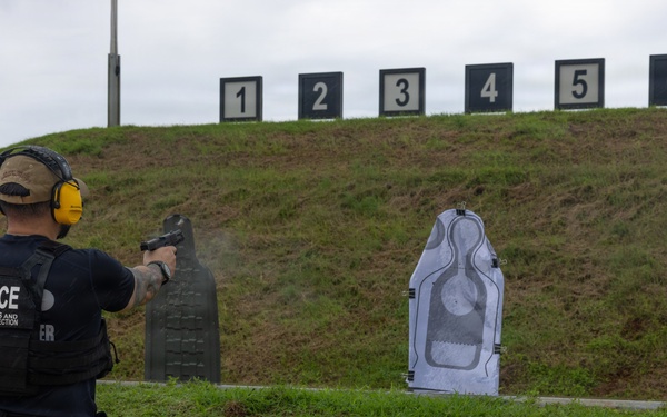 Guam Customs Border Protection Officers Conduct Live Fire Training