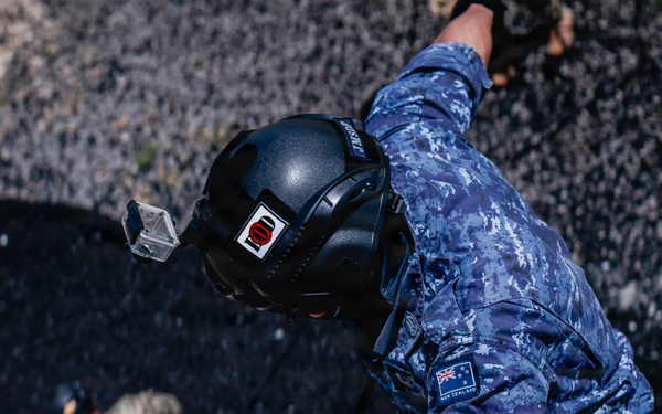 Multinational EOD technicians conduct HRST training during RIMPAC 26