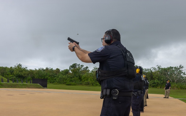 Guam Customs Border Protection Officers Conduct Live Fire Training