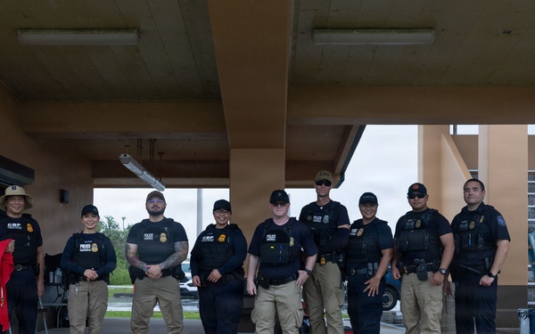 Guam Customs Border Protection Officers Conduct Live Fire Training