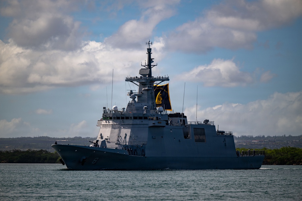 Philippine Navy Miguel Malvar departs Pearl Harbor to begin RIMPAC 2026 sea phase