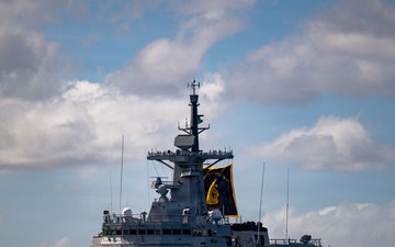 Philippine Navy Miguel Malvar departs Pearl Harbor to begin RIMPAC 2026 sea phase
