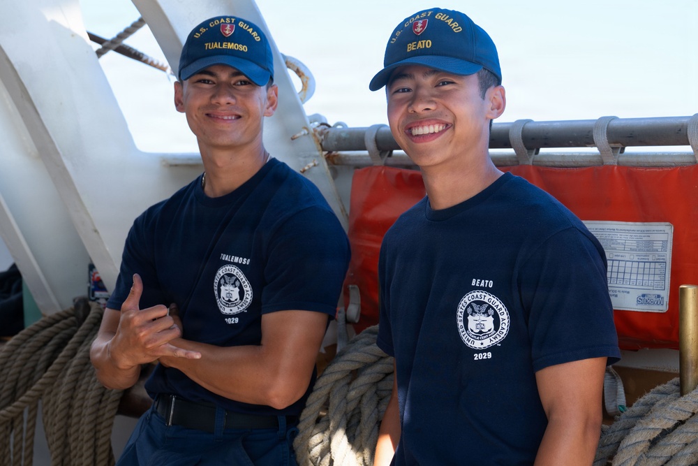 US Coast Guard Cutter Eagle participates in Sail250 Five Sisters Race to Boston