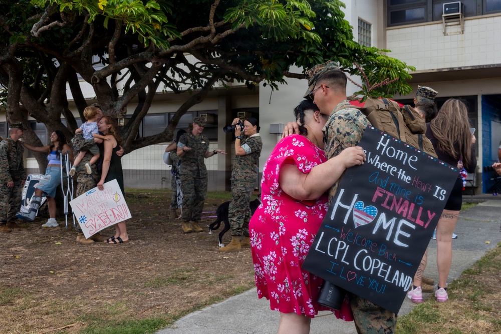 3rd MLR Returns Home from the Philippines