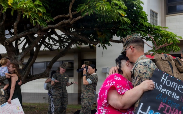 3rd MLR Returns Home from the Philippines