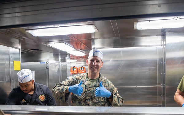 Lunch Aboard the USS Arlington (LPD 24) during INR 250