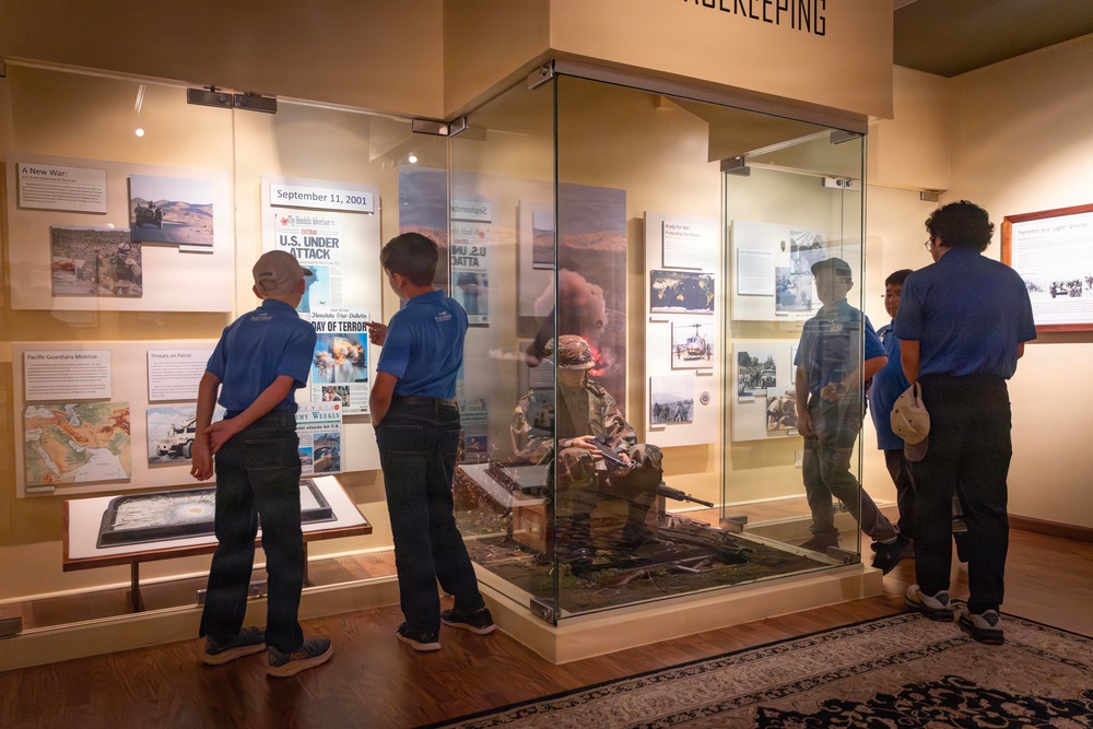 25th CAB Hosts Pearl Harbor Aviation Museum Jr. High Boys Summer Camp