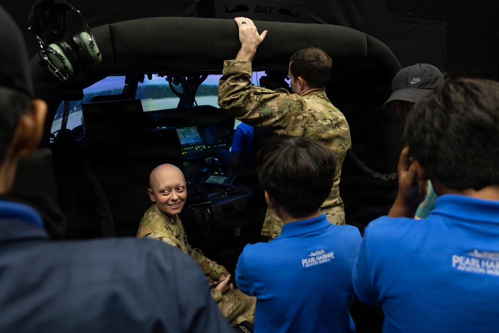 25th CAB Hosts Pearl Harbor Aviation Museum Jr. High Boys Summer Camp