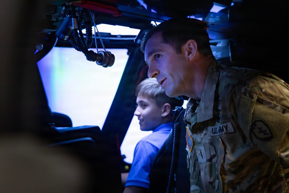 25th CAB Hosts Pearl Harbor Aviation Museum Jr. High Boys Summer Camp