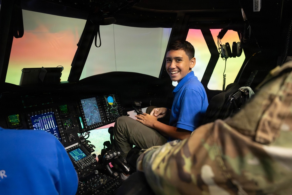 25th CAB Hosts Pearl Harbor Aviation Museum Jr. High Boys Summer Camp