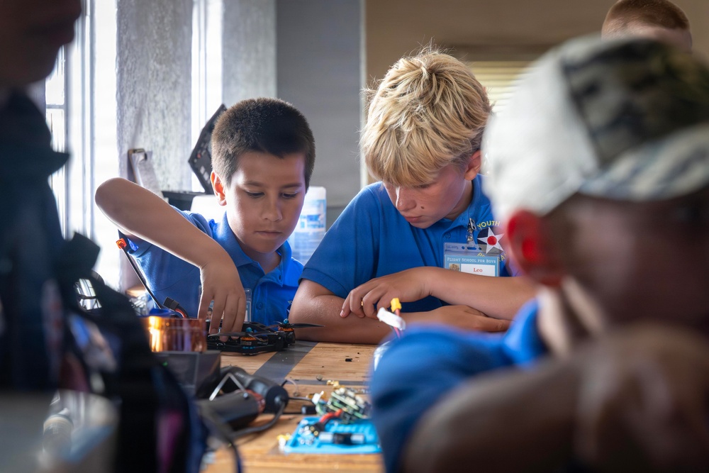25th CAB Hosts Pearl Harbor Aviation Museum Jr. High Boys Summer Camp