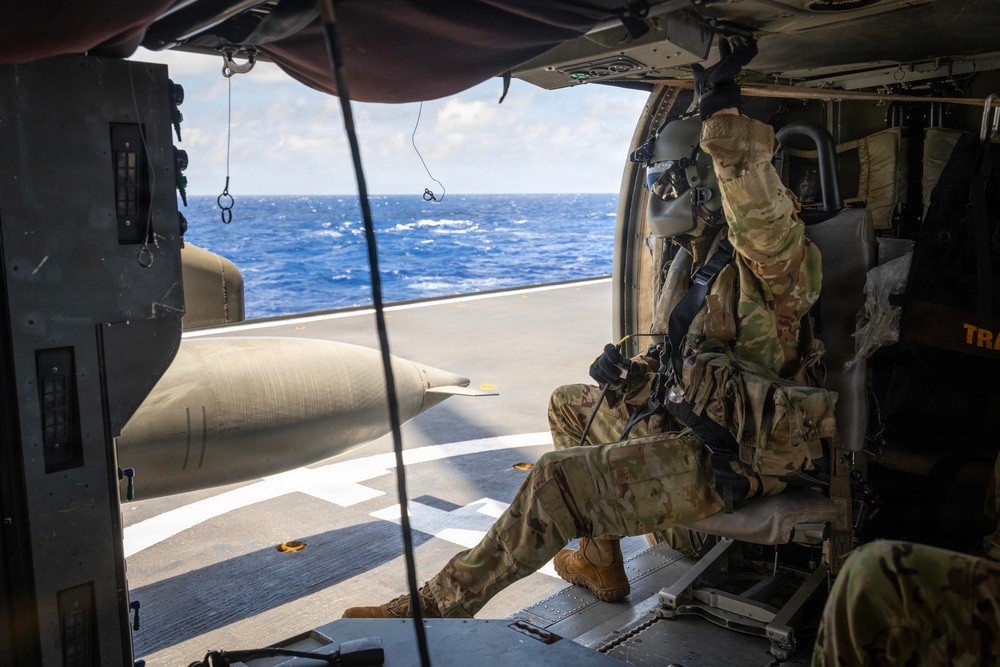 25th CAB flies over Northern Pacific Ocean during RIMPAC