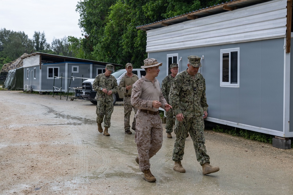 CTF 75 leadership visits Marines in Peleliu