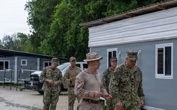 CTF 75 leadership visits Marines in Peleliu