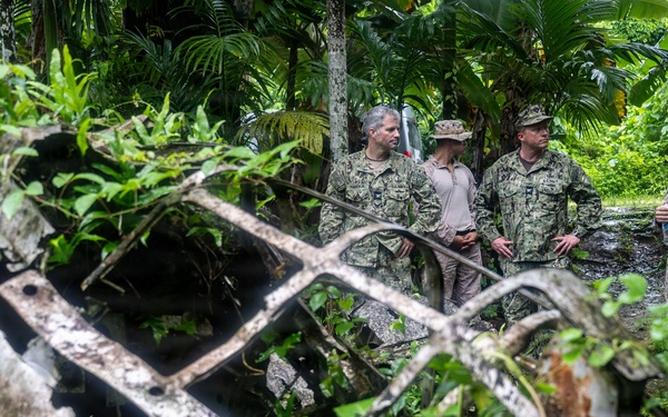 CTF 75 leadership visits Marines in Peleliu