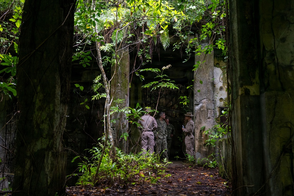 CTF 75 leadership visits Marines in Peleliu