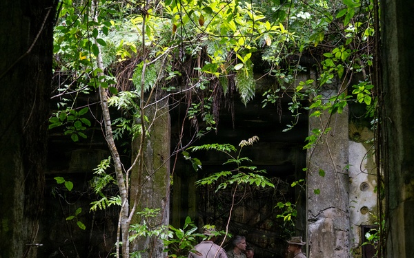 CTF 75 leadership visits Marines in Peleliu