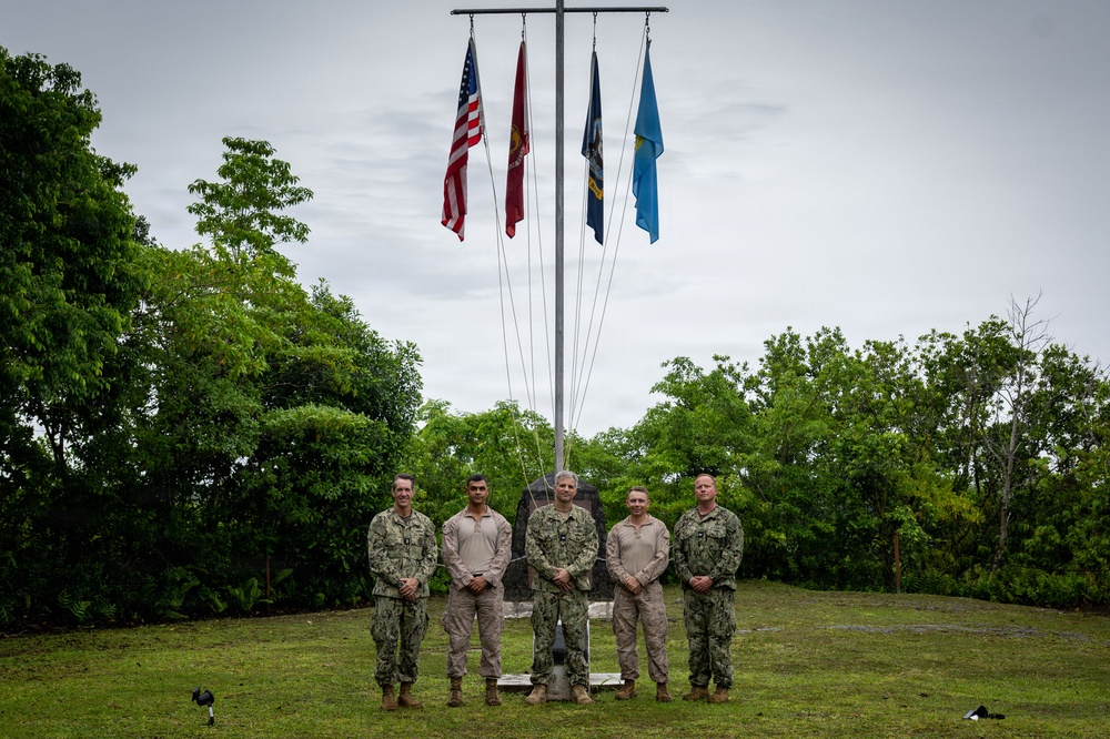 CTF 75 leadership visits Marines in Peleliu