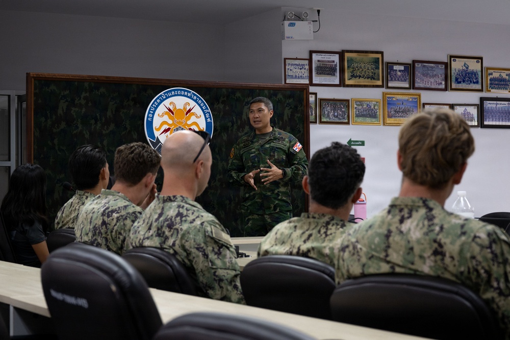 U.S. and Royal Thai Navy EOD teams perform fast rope maneuvers at CARAT 2026