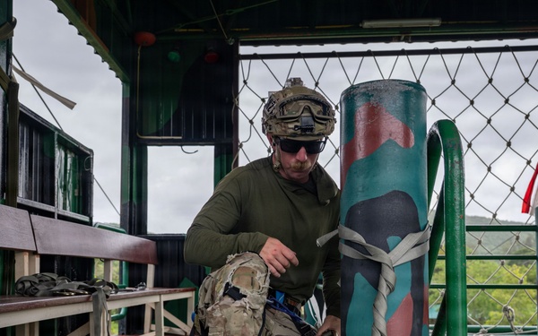U.S. and Royal Thai Navy EOD teams perform fast rope maneuvers at CARAT 2026