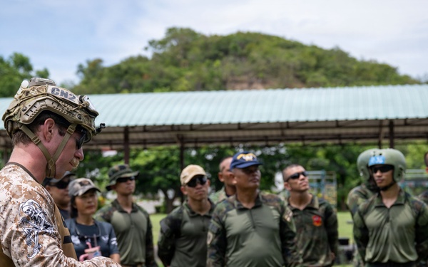 EODMU 5 conducts rappelling exercise with the Royal Thai Navy during CARAT 2026