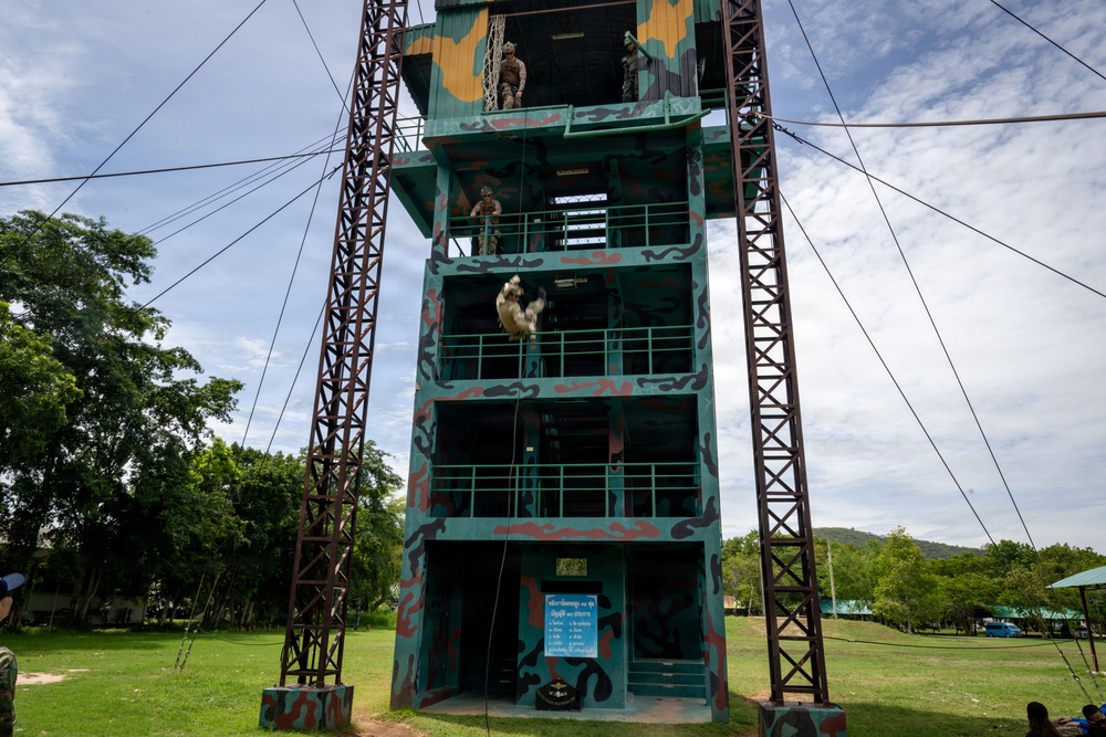 EODMU 5 conducts rappelling exercise with the Royal Thai Navy during CARAT 2026