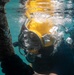 Multinational Navy divers work together during a salvage training during RIMPAC 26