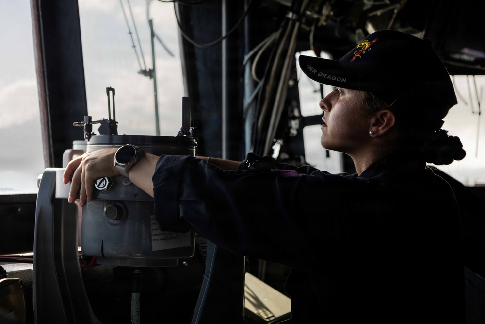 USS Chosin departs Pearl Harbor for RIMPAC 2026