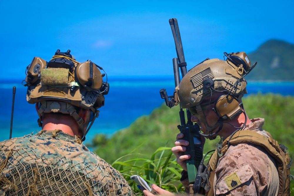 U.S. Marines with 3/7 Conduct Close Air Support training