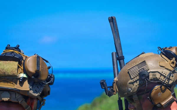 U.S. Marines with 3/7 Conduct Close Air Support training