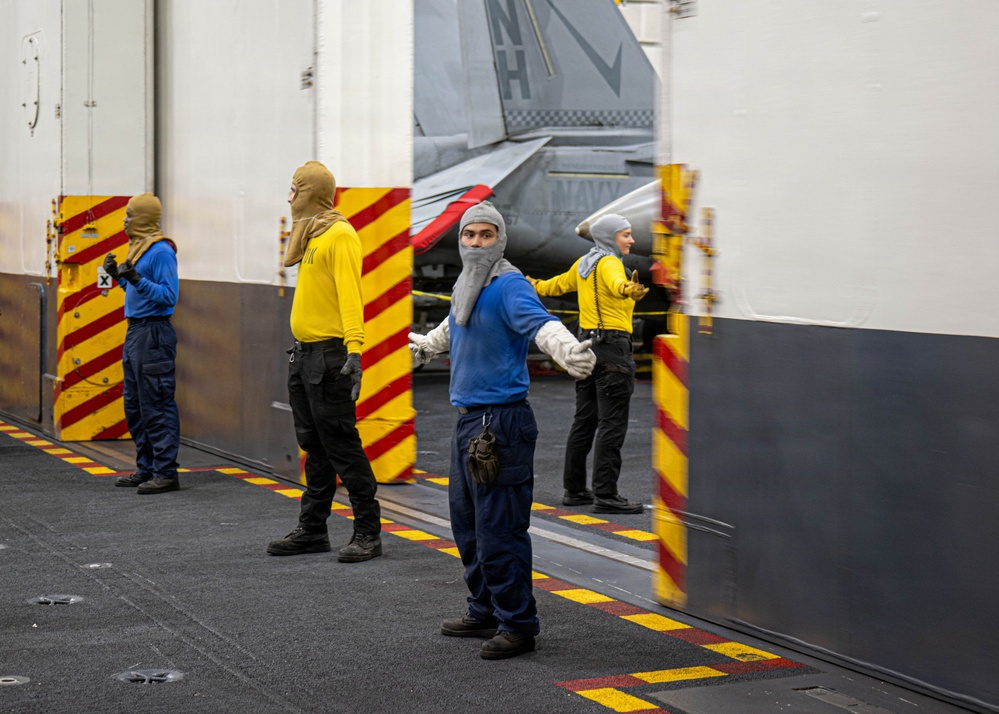 USS Theodore Roosevelt conducts general quarters drill during RIMPAC 2026