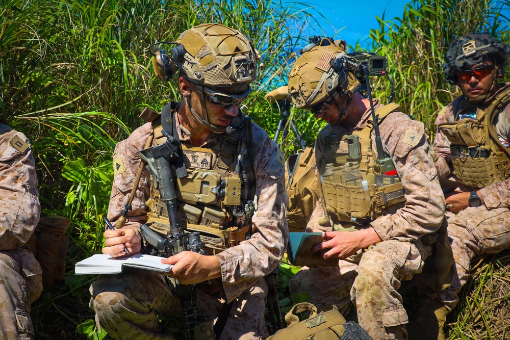 U.S. Marines with 3/7 Conduct Close Air Support training