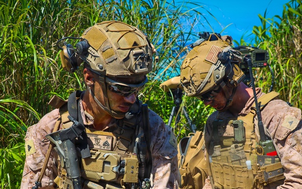 U.S. Marines with 3/7 Conduct Close Air Support training