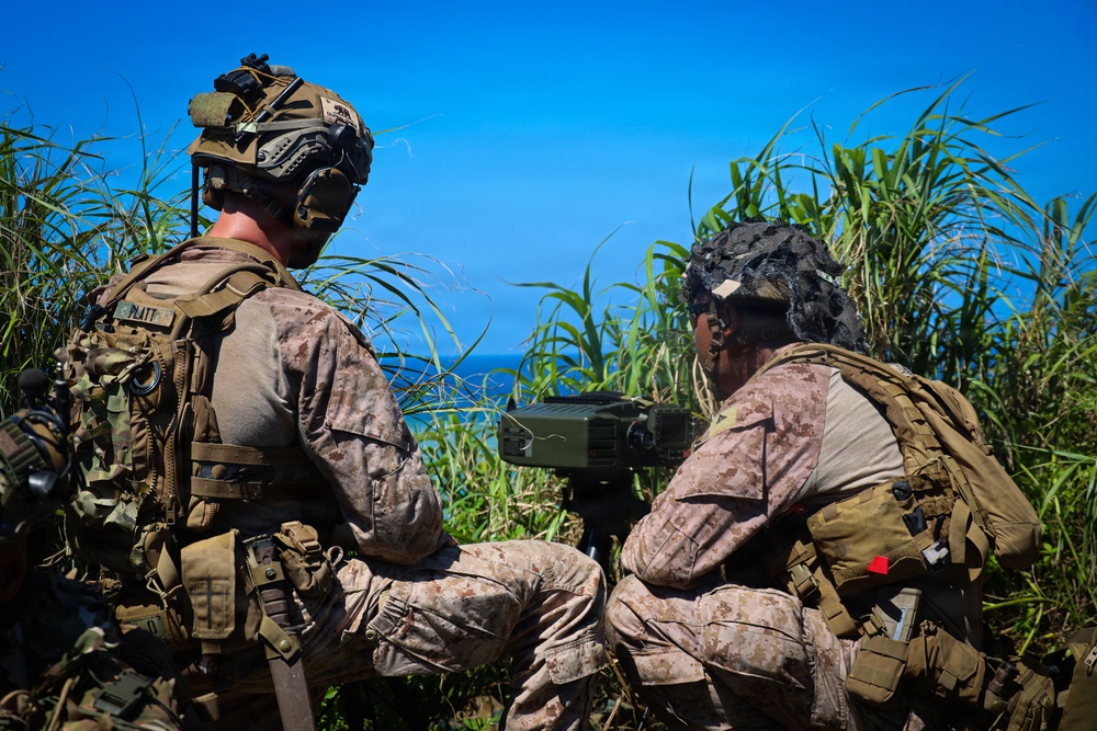 U.S. Marines with 3/7 Conduct Close Air Support training
