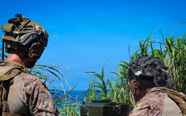 U.S. Marines with 3/7 Conduct Close Air Support training