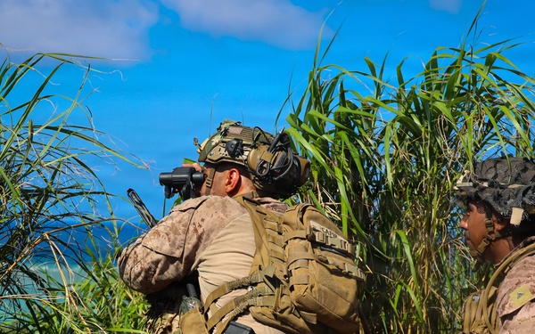 U.S. Marines with 3/7 Conduct Close Air Support training
