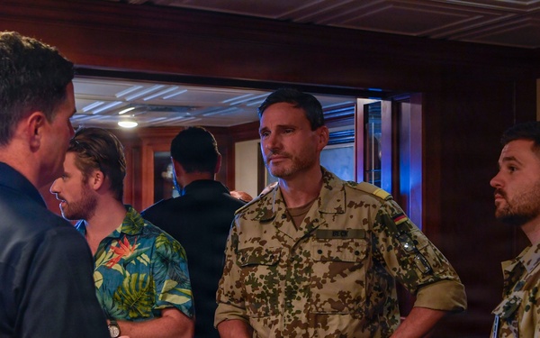 German Navy visits USS Theodore Roosevelt during RIMPAC 2026