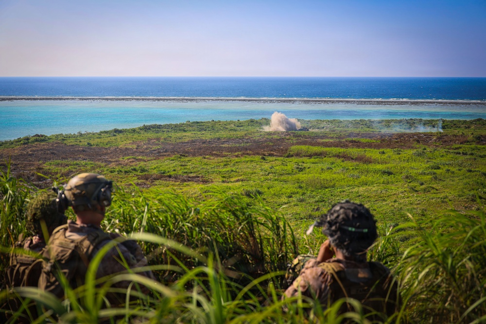 U.S. Marines with 3/7 Conduct Close Air Support training