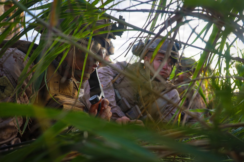 U.S. Marines with 3/7 Conduct Close Air Support training