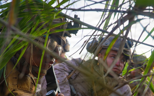 U.S. Marines with 3/7 Conduct Close Air Support training