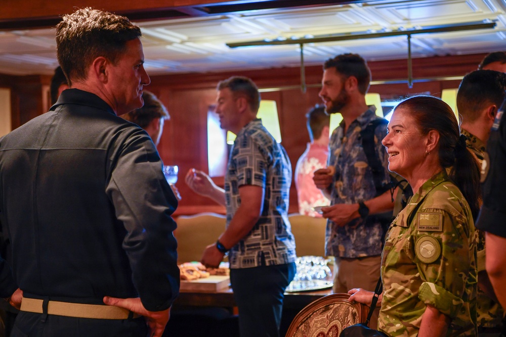 New Zealand Navy visits USS Theodore Roosevelt during RIMPAC 26
