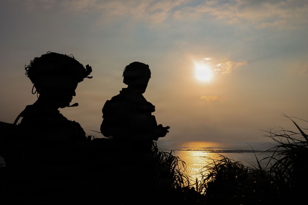 U.S. Marines with 3/7 Conduct Close Air Support training