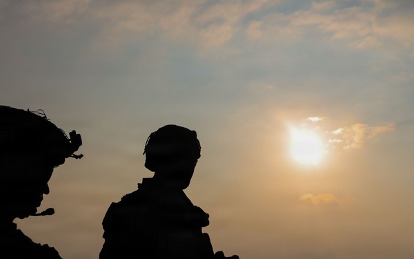 U.S. Marines with 3/7 Conduct Close Air Support training