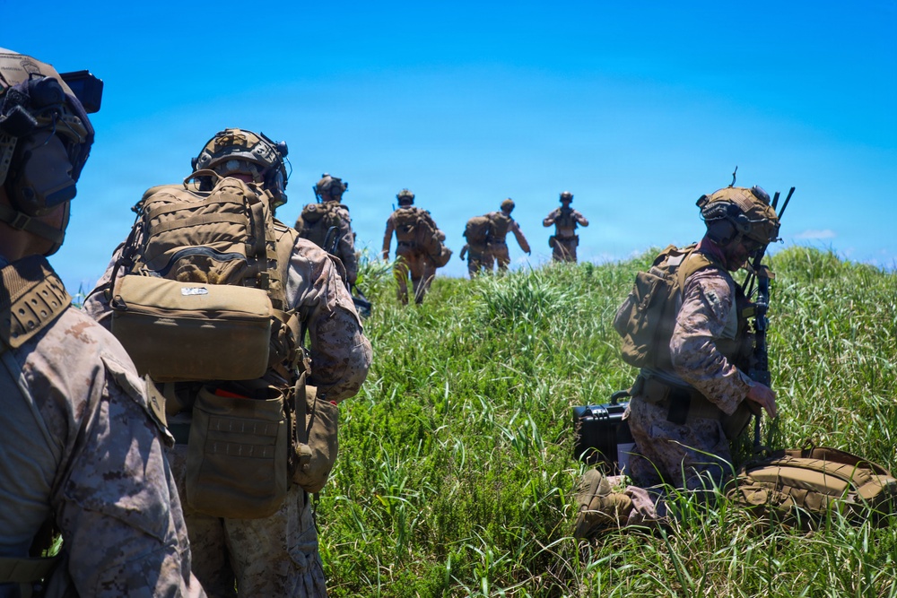 U.S. Marines with 3/7 Conduct Close Air Support training