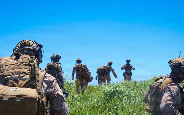 U.S. Marines with 3/7 Conduct Close Air Support training
